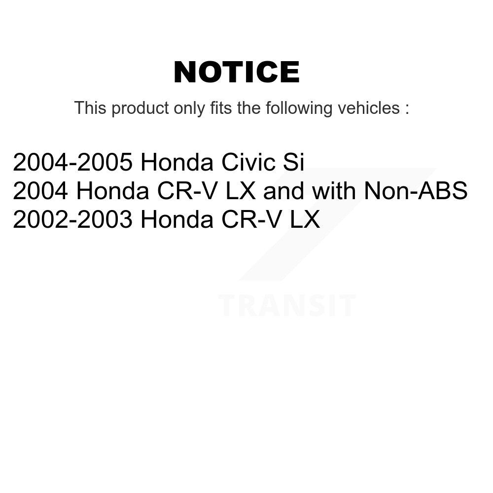 [Avant] Kit de Roulement de roue pour Honda Civic CR-V K7T-100014