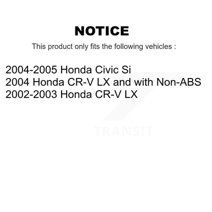 [Avant] Kit de Roulement de roue pour Honda Civic CR-V K7T-100014