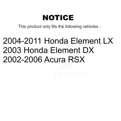 [Avant] Kit de Roulement de roue pour Honda Element Acura RSX K7T-100015