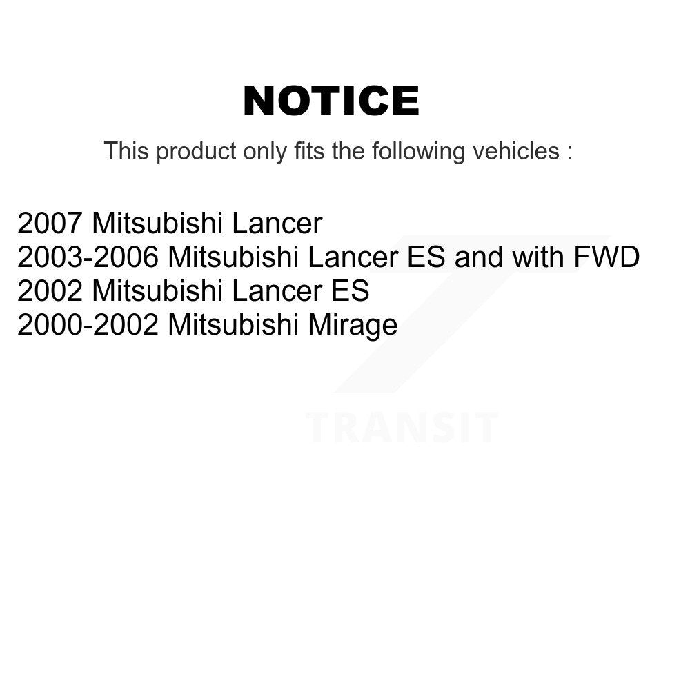 [Avant] Kit de Roulement de roue pour Mitsubishi Lancer Mirage K7T-100025