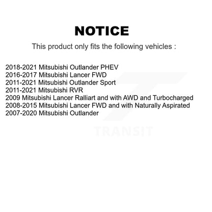 [Avant] Kit de Roulement de roue pour Mitsubishi Outlander Sport Lancer RVR K7T-100054