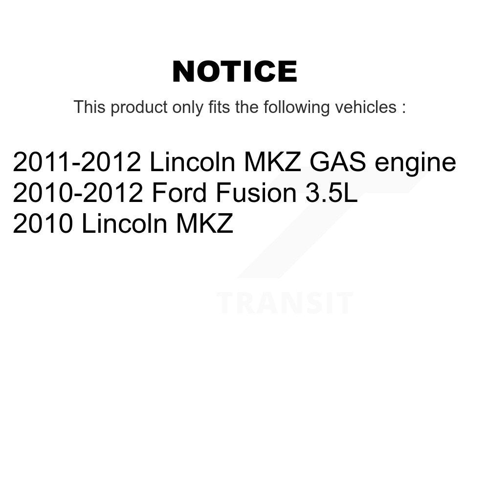 [Avant] Kit de Roulement de roue pour 2010-2012 Ford Fusion 3.5L K7T-100074