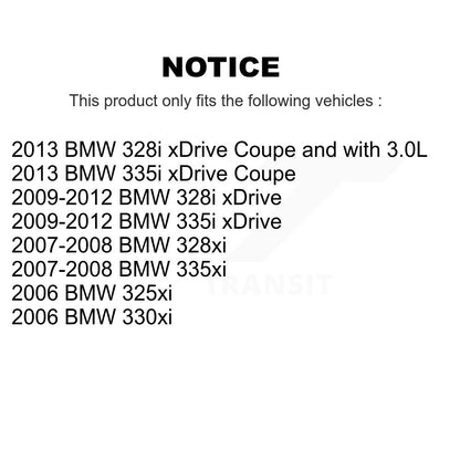 [Avant] Kit de Roulement de roue pour BMW 328i xDrive 328xi 335i 325xi 335xi 330xi K7T-100117
