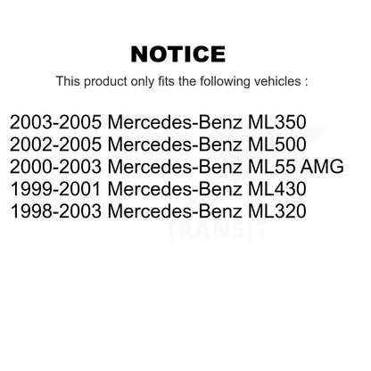 [Avant] Kit de Roulement de roue pour Mercedes-Benz ML320 ML350 ML430 ML500 ML55 AMG K7T-100120