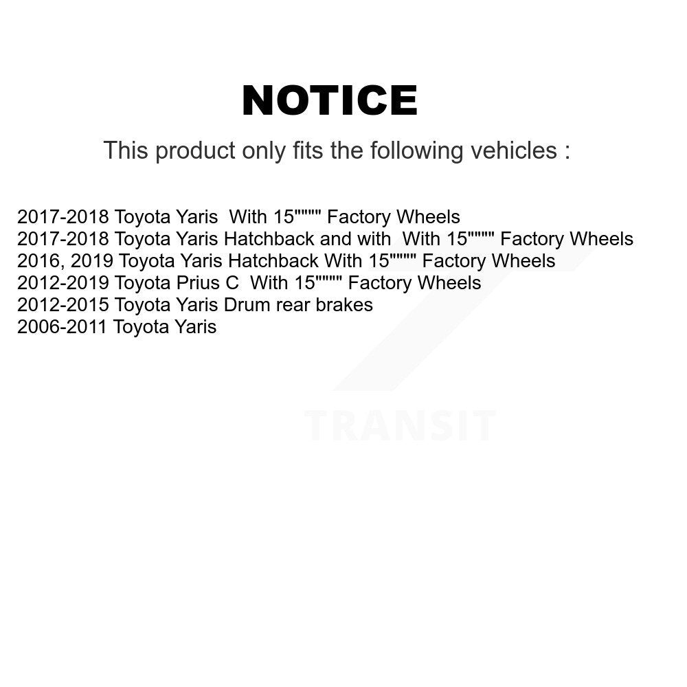 [Avant] Kit de Roulement de roue pour Toyota Yaris Prius C K7T-100135