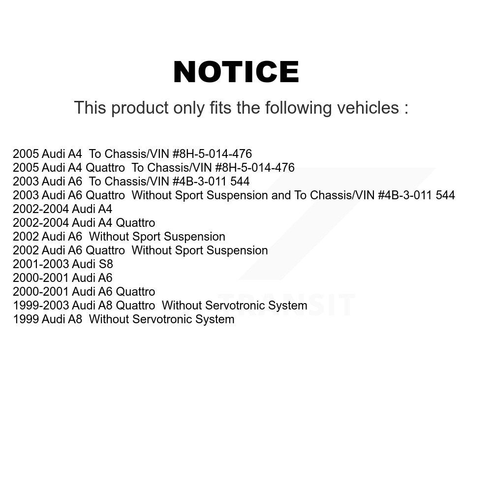 [Avant] Kit d'ensemble roulement de roue et moyeu pour Audi A4 Quattro A6 A8 S8 K7T-100162