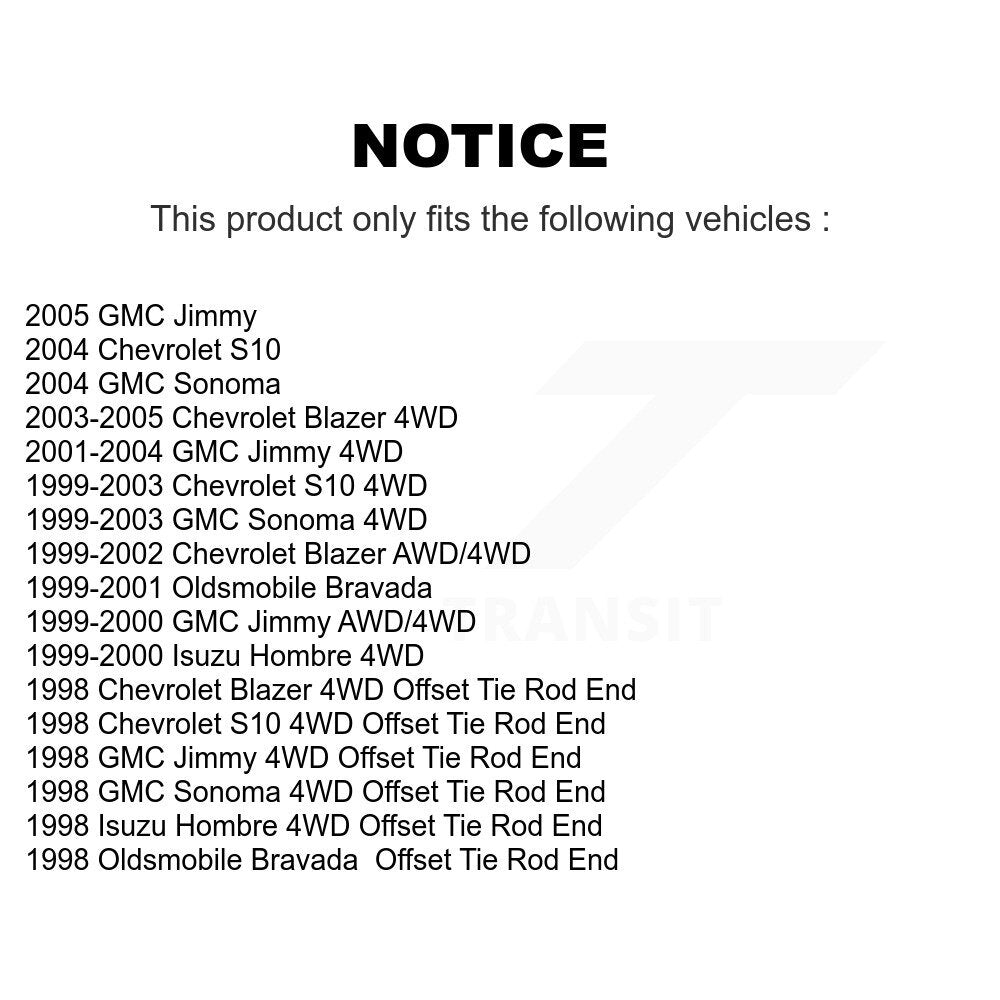 [Avant] Kit d'ensemble roulement de roue et moyeu pour Chevrolet S10 Blazer GMC Sonoma Jimmy Oldsmobile Bravada Isuzu Hombre K7T-100183