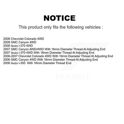 [Avant] Kit d'ensemble roulement de roue et moyeu pour Chevrolet Colorado GMC Canyon Isuzu i-370 i-350 K7T-100326