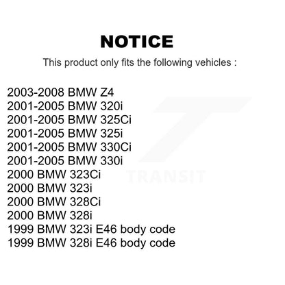 [Avant] Kit d'ensemble roulement de roue et moyeu pour BMW 325i Z4 325Ci 330Ci 330i 323i 328i 323Ci 328Ci 320i K7T-100336