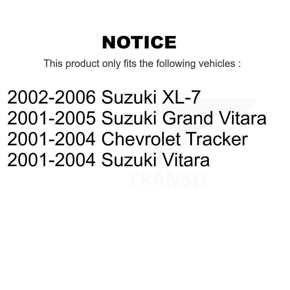 [Avant] Kit d'ensemble roulement de roue et moyeu pour Suzuki Chevrolet Tracker XL-7 Grand Vitara K7T-100345