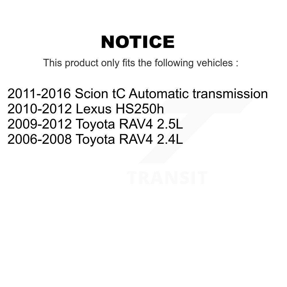 [Avant] Kit d'ensemble roulement de roue et moyeu pour Toyota RAV4 Scion tC Lexus HS250h K7T-100364