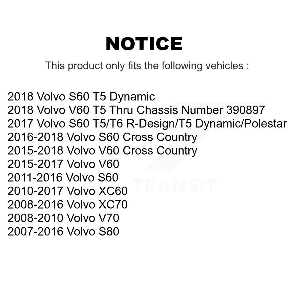 [Avant] Kit d'ensemble roulement de roue et moyeu pour Volvo XC60 S60 XC70 S80 V60 Cross Country V70 K7T-100395