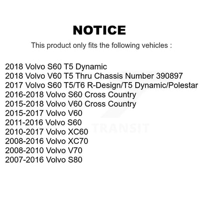 [Avant] Kit d'ensemble roulement de roue et moyeu pour Volvo XC60 S60 XC70 S80 V60 Cross Country V70 K7T-100395