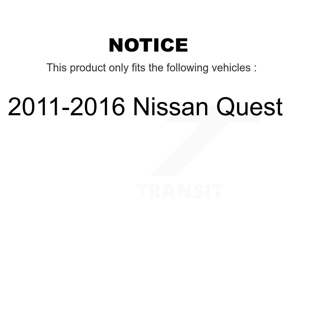 [Avant] Kit d'ensemble roulement de roue et moyeu pour 2011-2016 Nissan Quest K7T-100406