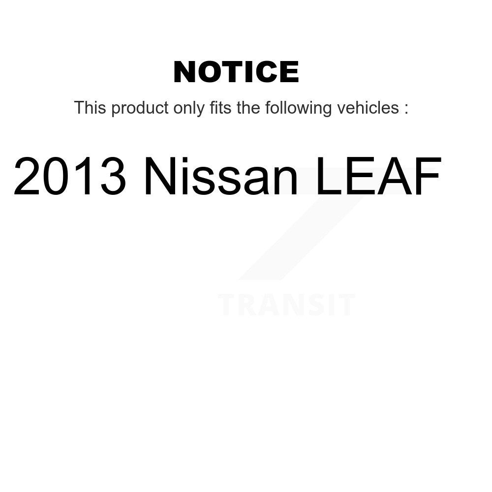 [Avant] Kit d'ensemble roulement de roue et moyeu pour 2013 Nissan LEAF K7T-100413
