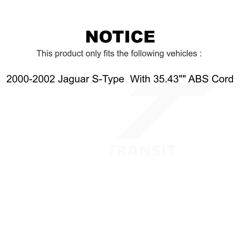 [Avant] Kit d'ensemble roulement de roue et moyeu pour 2000-2002 Jaguar S-Type avec 35.43" ABS Cord K7T-100415
