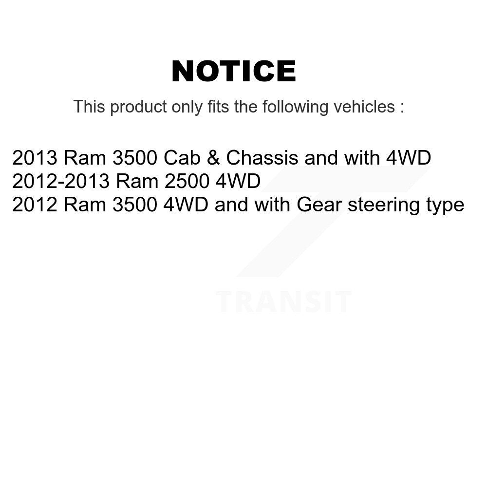 [Avant] Kit d'ensemble roulement de roue et moyeu pour Ram 2500 3500 K7T-100457