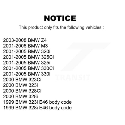 [Avant] Kit d'ensemble roulement de roue et moyeu pour BMW 325i Z4 325Ci 330Ci 330i 323i M3 328i 323Ci 328Ci 320i K7T-100493