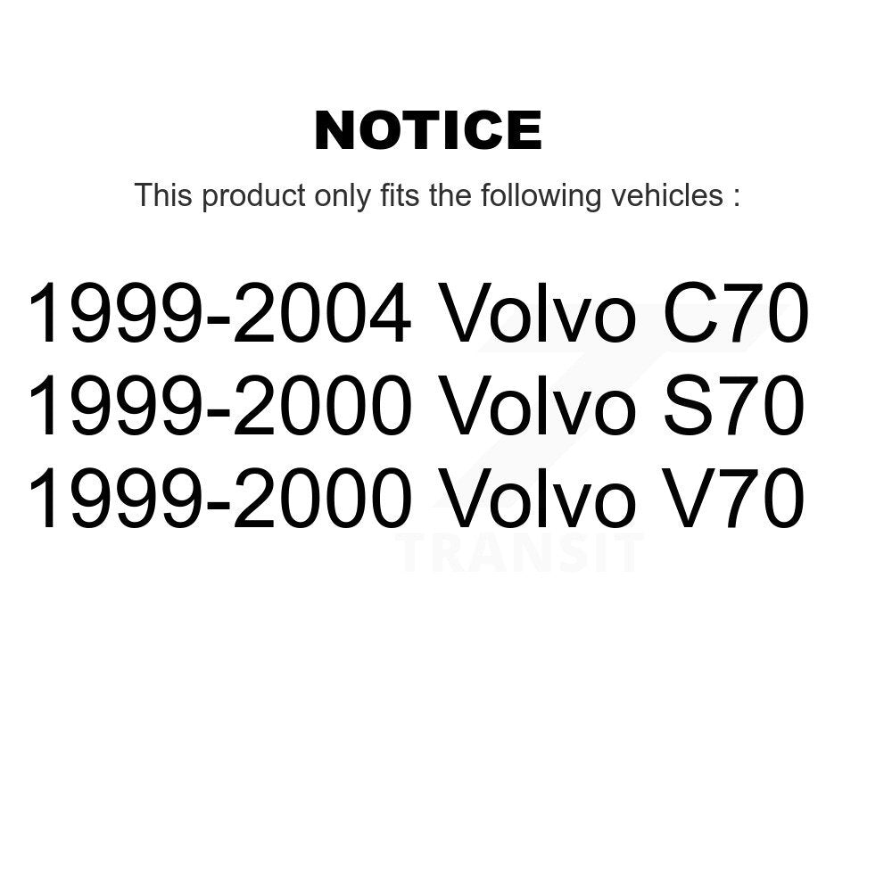 [Avant] Kit d'ensemble roulement de roue et moyeu pour Volvo S70 V70 C70 K7T-100508