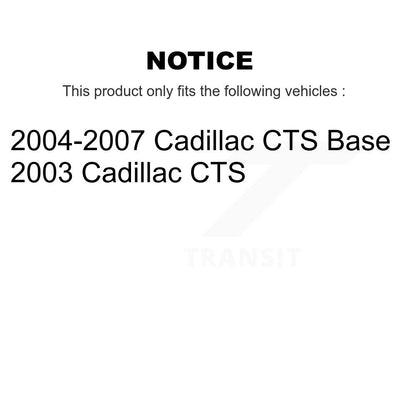 [Avant] Kit d'ensemble roulement de roue et moyeu pour Cadillac CTS K7T-100511