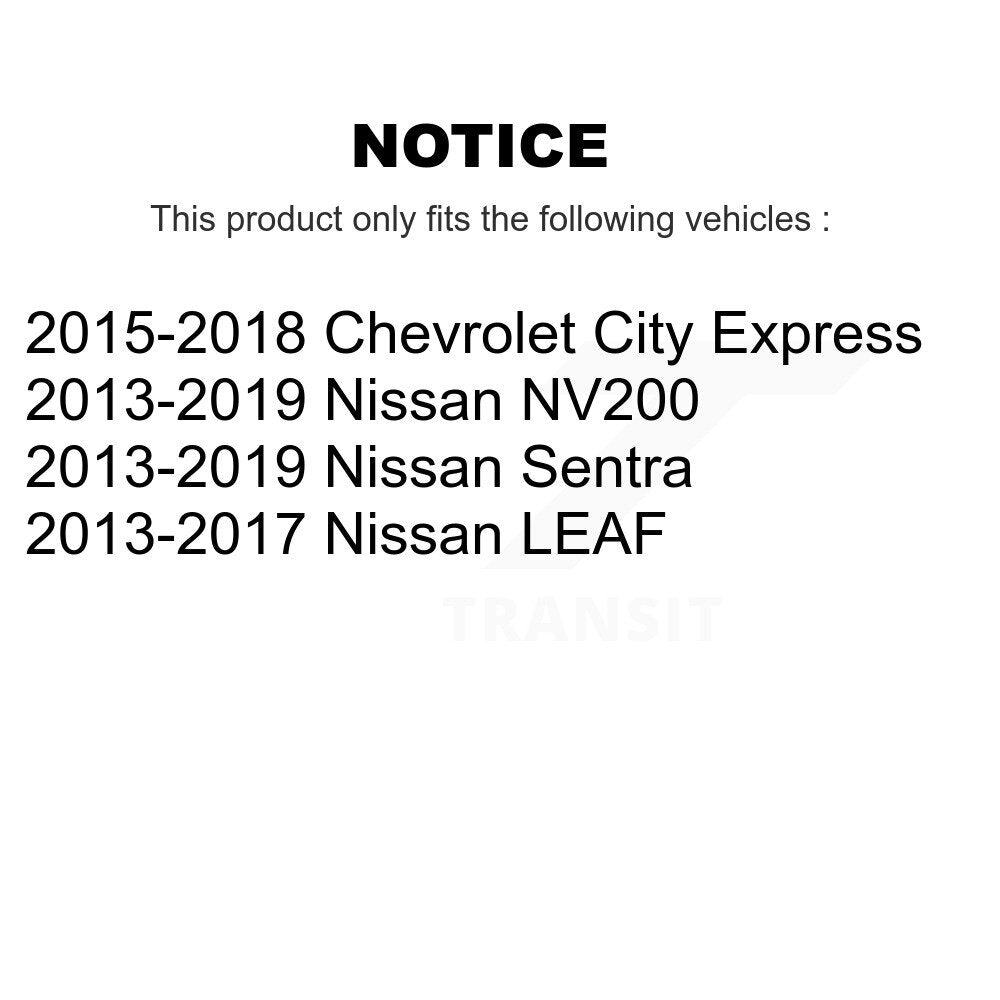[Avant] Kit d'ensemble roulement de roue et moyeu pour Nissan Sentra NV200 LEAF Chevrolet City Express K7T-100616