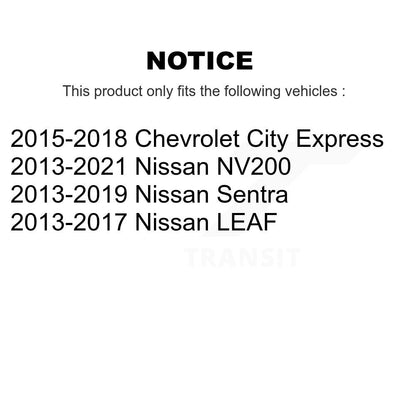 [Avant] Kit d'ensemble roulement de roue et moyeu pour Nissan Sentra NV200 Leaf LEAF K7T-100617