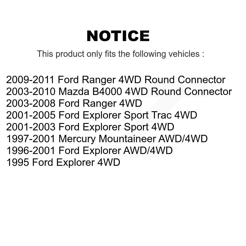 [Avant] Kit d'ensemble roulement de roue et moyeu pour Ford Ranger Explorer Sport Trac Mercury Mountaineer Mazda B4000 K7T-100663
