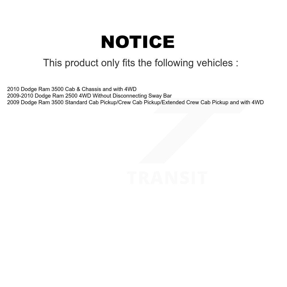 [Avant] Kit d'ensemble roulement de roue et moyeu pour Dodge Ram 2500 3500 K7T-100725