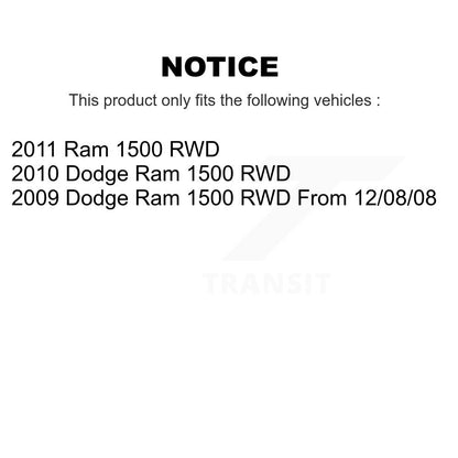 [Avant] Kit d'ensemble roulement de roue et moyeu pour Dodge Ram 1500 RWD K7T-100729