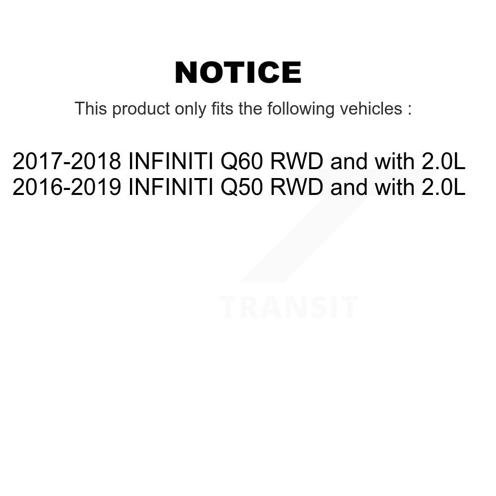 [Avant] Kit d'ensemble roulement de roue et moyeu pour Infiniti Q50 Q60 INFINITI RWD avec 2.0L K7T-100795