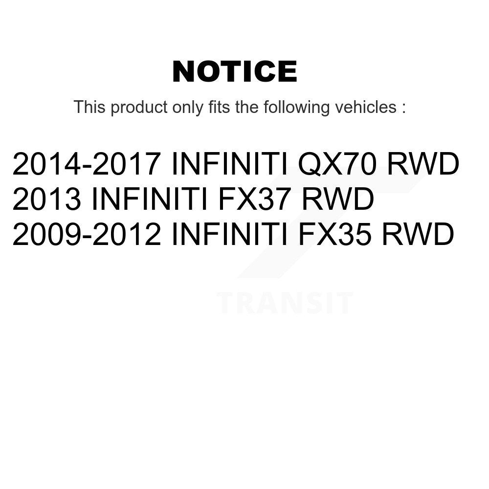 [Avant] Kit d'ensemble roulement de roue et moyeu pour Infiniti FX35 QX70 FX37 INFINITI RWD K7T-100796