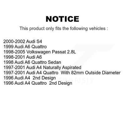 [Avant] Kit de Roulement de roue pour Volkswagen Passat Audi A4 Quattro S4 A6 K7T-100840