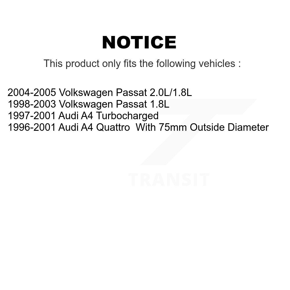 [Avant] Kit de Roulement de roue pour Volkswagen Passat Audi A4 Quattro K7T-100841
