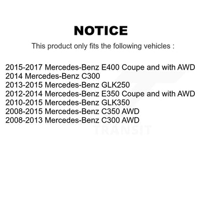 [Avant] Kit de Roulement de roue pour Mercedes-Benz C300 E350 GLK350 E400 GLK250 C350 K7T-100886