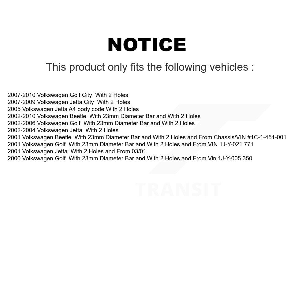 [Avant] Kit de Roulement de roue pour Volkswagen Jetta Beetle Golf City K7T-100919