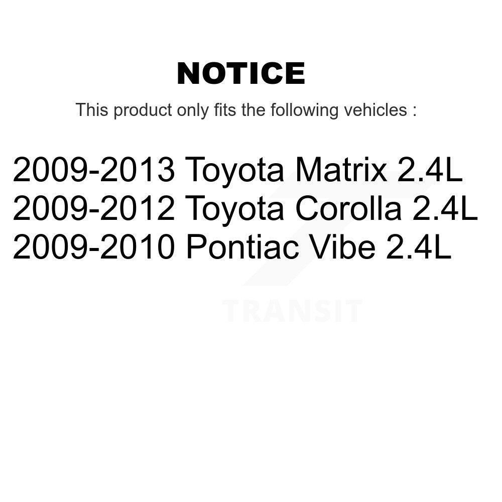 [Avant] Kit de Roulement de roue pour Toyota Matrix Pontiac Vibe 2.4L K7T-100953