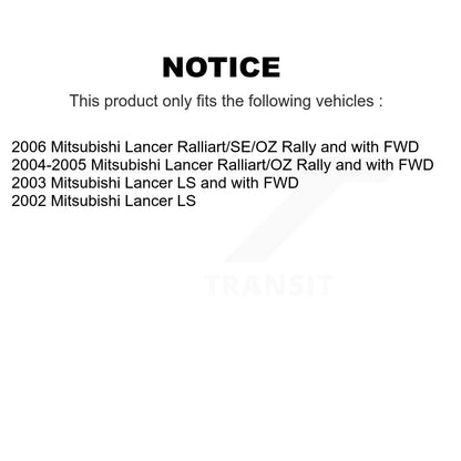 [Avant] Kit de Roulement de roue pour Mitsubishi Lancer K7T-100968