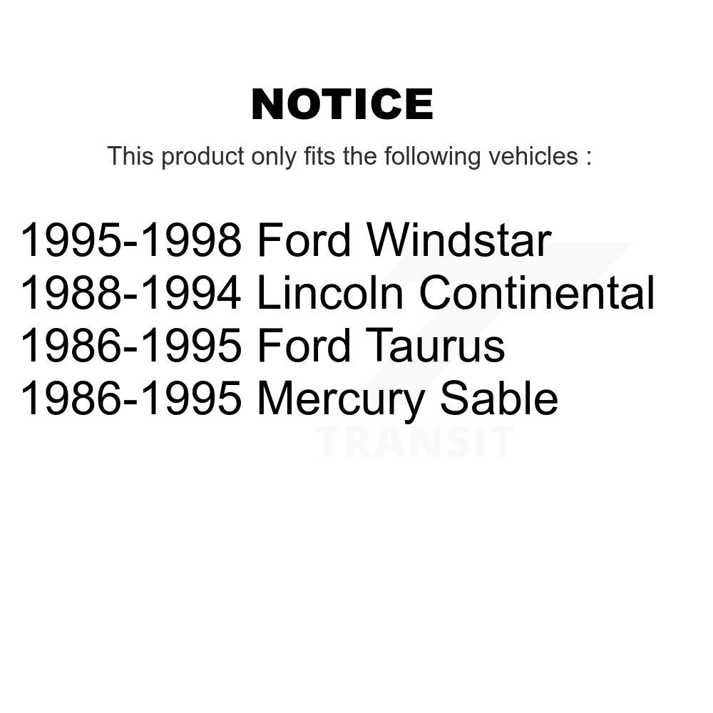 [Avant] Kit de Roulement de roue pour Ford Taurus Windstar Mercury Sable Lincoln Continental K7T-101019