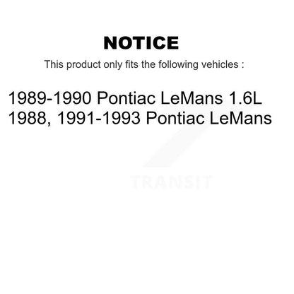 [Avant] Kit de Roulement de roue pour Pontiac LeMans K7T-101025