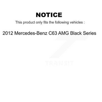 [Avant] Kit d'ensemble roulement de roue et moyeu pour 2012 Mercedes-Benz C63 AMG Black Series K7T-101031