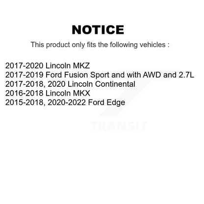 [Avant] Kit d'ensemble roulement de roue et moyeu pour Ford Fusion Edge Lincoln MKX MKZ Continental K7T-101034