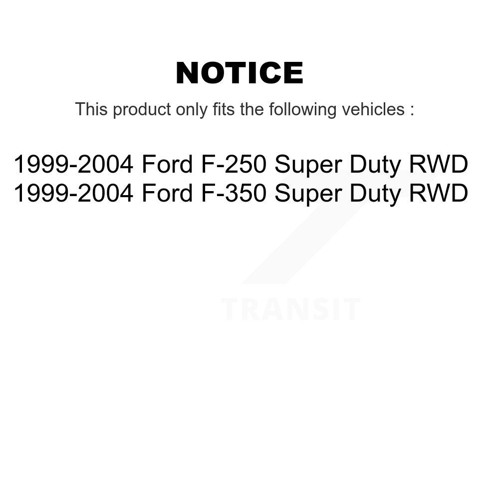 [Avant] Kit d'ensemble roulement de roue et moyeu pour 1999-2004 Ford F-250 Super Duty F-350 RWD K7T-101064