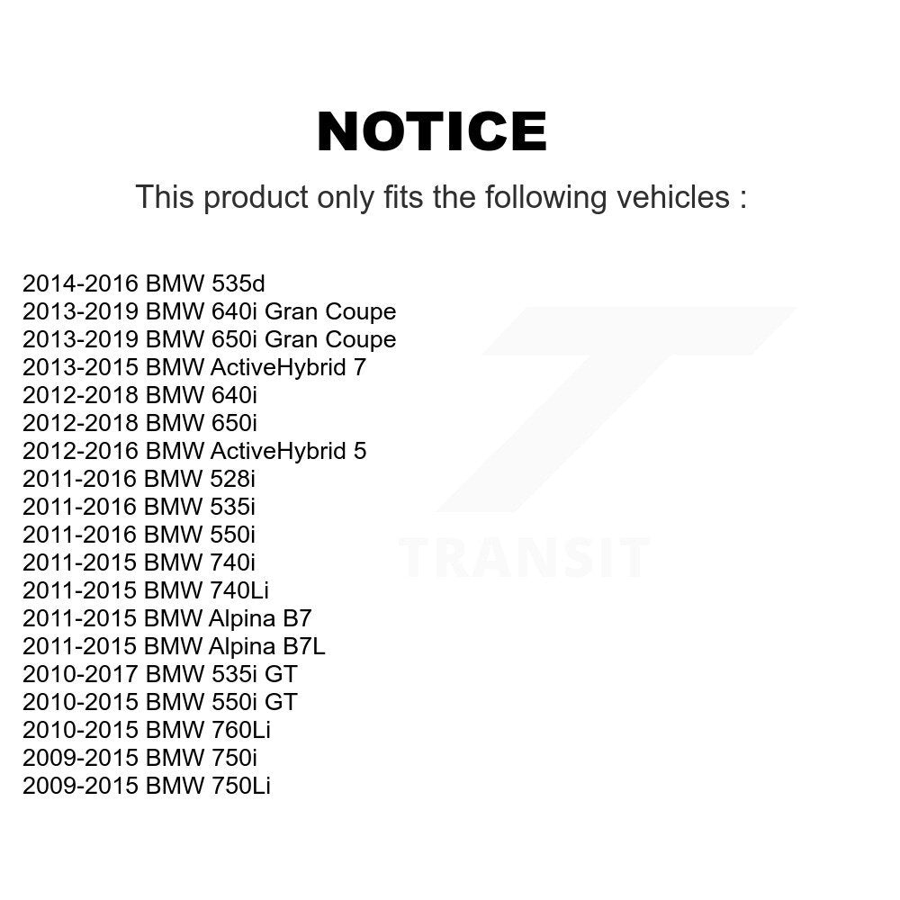 [Avant] Kit d'ensemble roulement de roue et moyeu pour BMW 535i 528i 750Li 550i 650i 750i 740Li 740i 640i GT 535d Alpina B7 Gran Coupe ActiveHybrid 5 xDrive 760Li B7L 7 K7T-101086