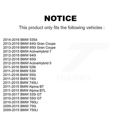 [Avant] Kit d'ensemble roulement de roue et moyeu pour BMW 535i 528i 750Li 550i 650i 750i 740Li 740i 640i GT 535d Alpina B7 Gran Coupe ActiveHybrid 5 xDrive 760Li B7L 7 K7T-101086