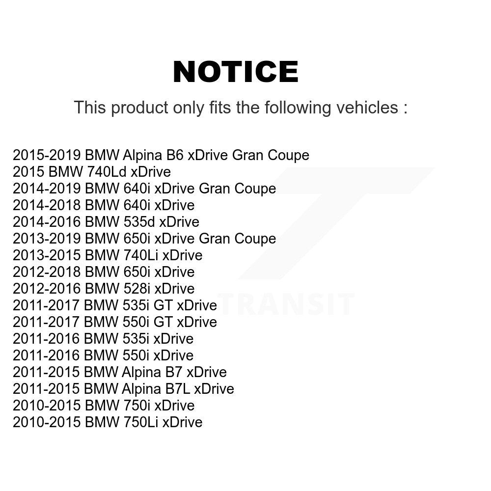 [Avant] Kit d'ensemble roulement de roue et moyeu pour BMW 528i xDrive 535i 750Li 650i 550i 535d Gran Coupe GT 740Li 750i 640i Alpina B6 740Ld B7 B7L K7T-101088