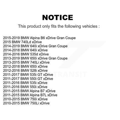 [Avant] Kit d'ensemble roulement de roue et moyeu pour BMW 528i xDrive 535i 750Li 650i 550i 535d Gran Coupe GT 740Li 750i 640i Alpina B6 740Ld B7 B7L K7T-101088