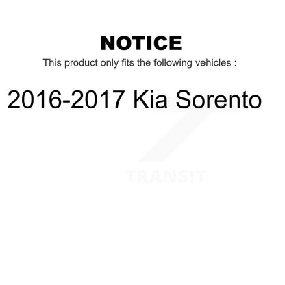 [Avant] Kit d'ensemble roulement de roue et moyeu pour 2016-2017 Kia Sorento K7T-101163