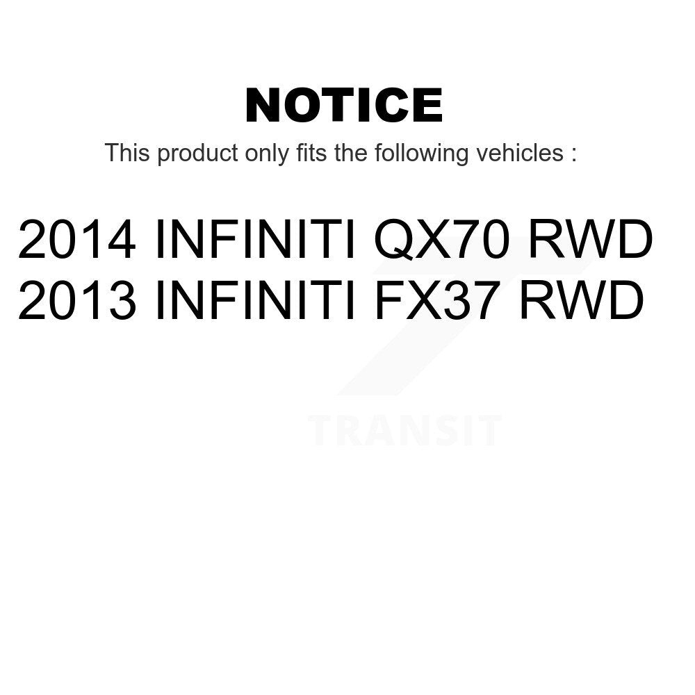 [Avant] Kit d'ensemble roulement de roue et moyeu pour INFINITI FX37 QX70 RWD K7T-101183