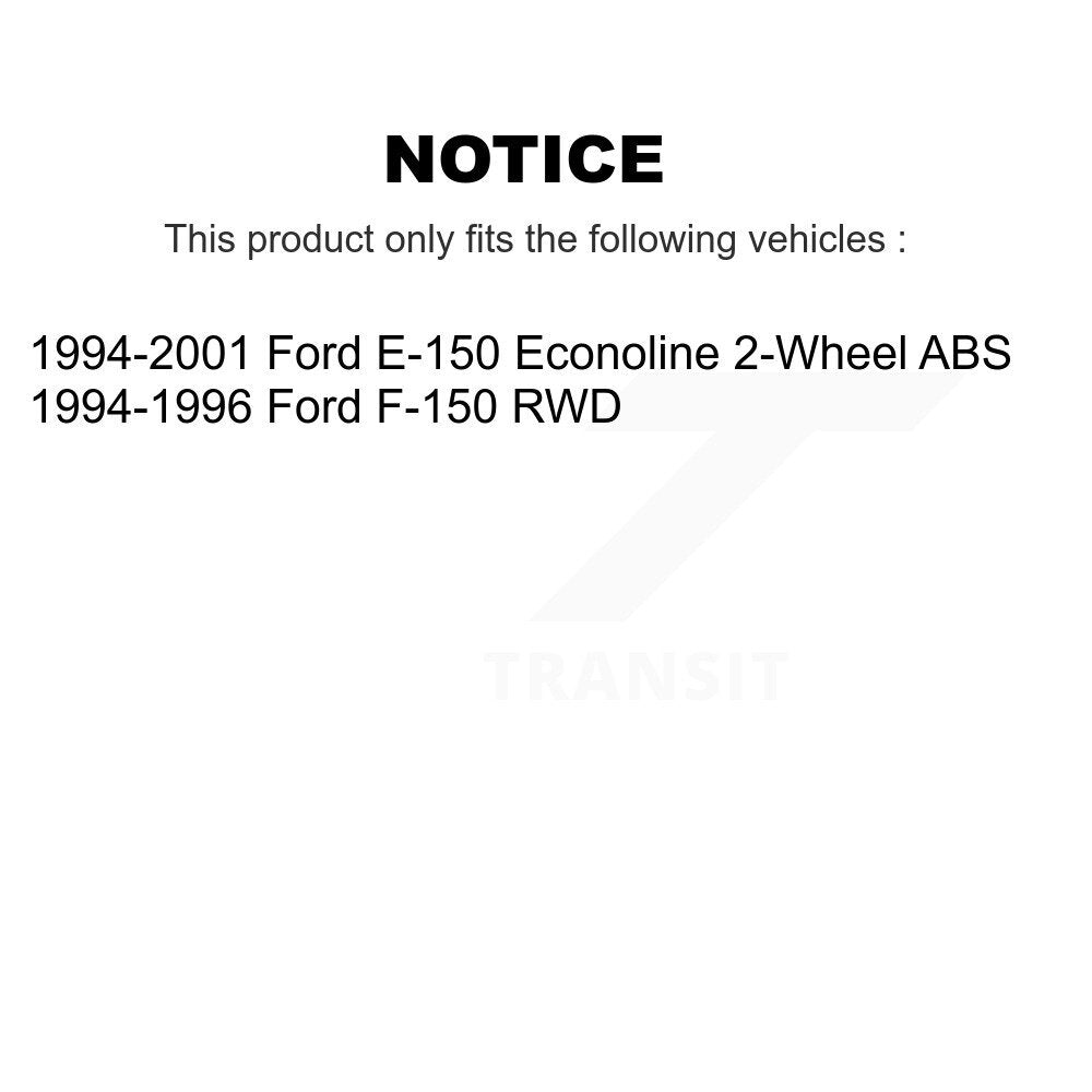 [Avant] Kit d'ensemble disque de frein à disque et moyeu pour Ford F-150 E-150 Econoline K8-100018