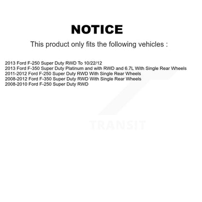 [Avant] Kit d'ensemble disque de frein à disque et moyeu pour Ford F-250 Super Duty F-350 K8-100043